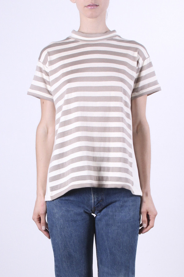 Calder Blake Helen Tee in Earthworks Stripe Calder Blake Helen Tee in Earthworks Stripe