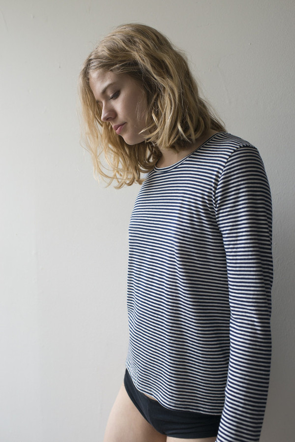 Calder Blake Miro Tee in Picasso Stripe Calder Blake Miro Tee in Picasso Stripe