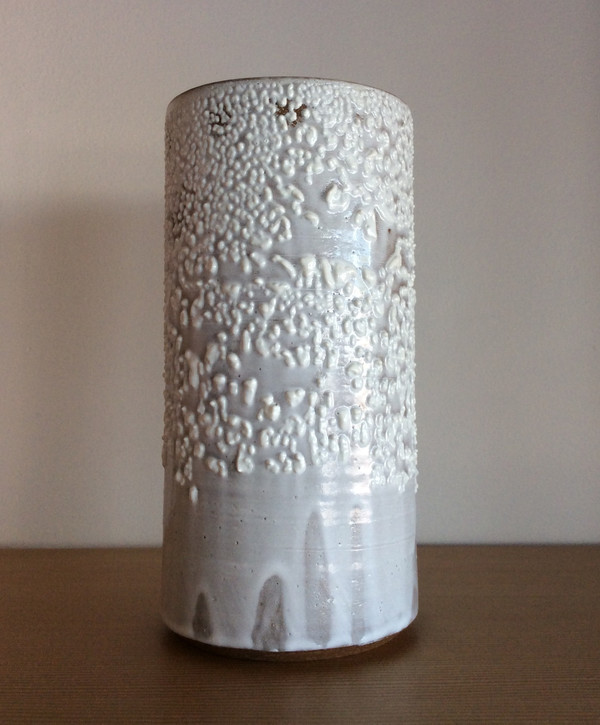 Victoria Morris White Textured Vase Victoria Morris White Textured Vase