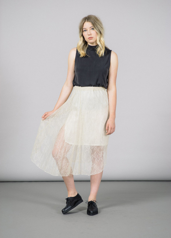 Baum und Pferdgarten Selma Lace Front Slit Skirt Baum und Pferdgarten Selma Lace Front Slit Skirt
