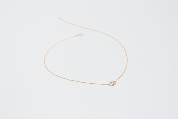 Hortense Together Hexagon Necklace Hortense Together Hexagon Necklace
