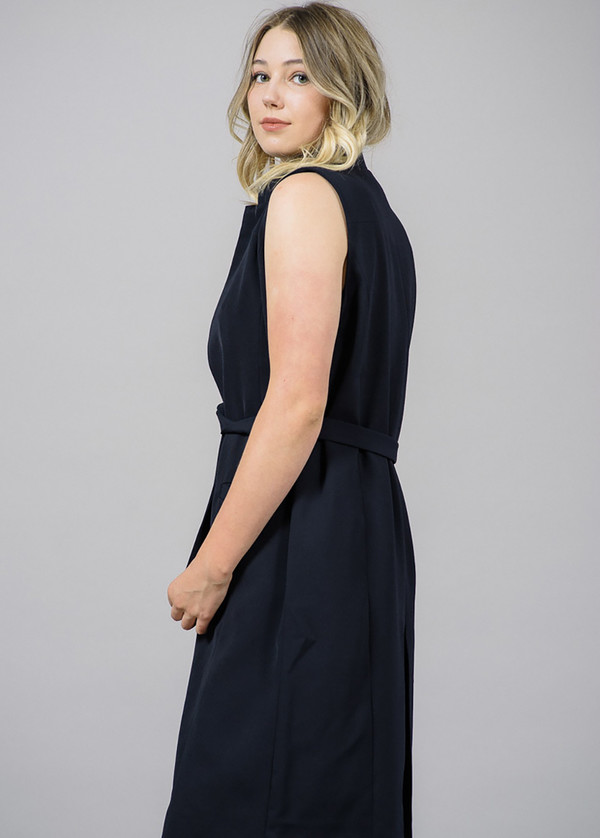 Just Female Town Belted Long Vest Just Female Town Belted Long Vest