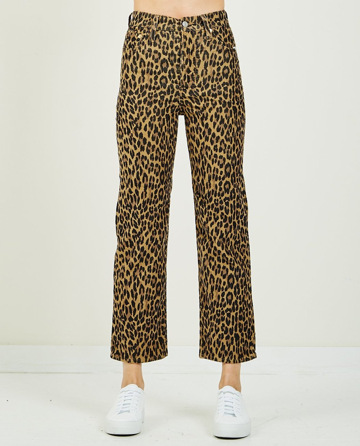 levi's ribcage leopard