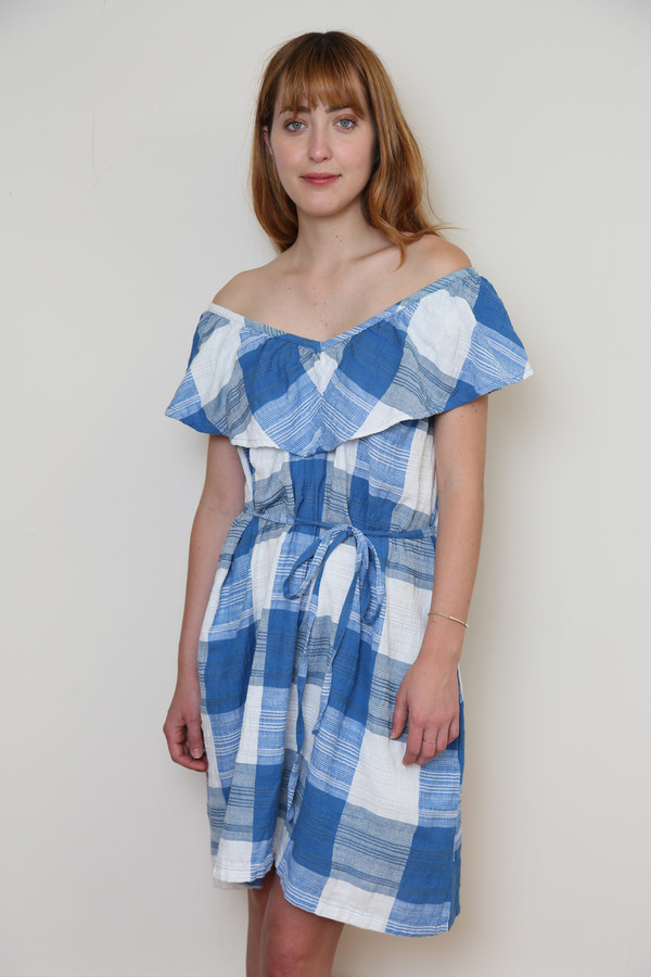 ace & jig adriatic dress in banner ace & jig adriatic dress in banner