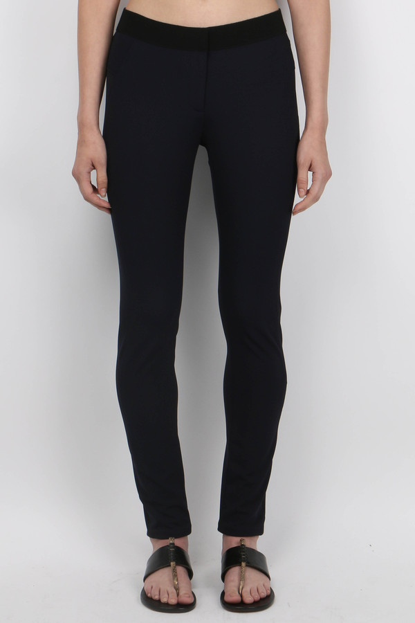 Veronica Beard Scuba Legging - Navy Veronica Beard Scuba Legging - Navy