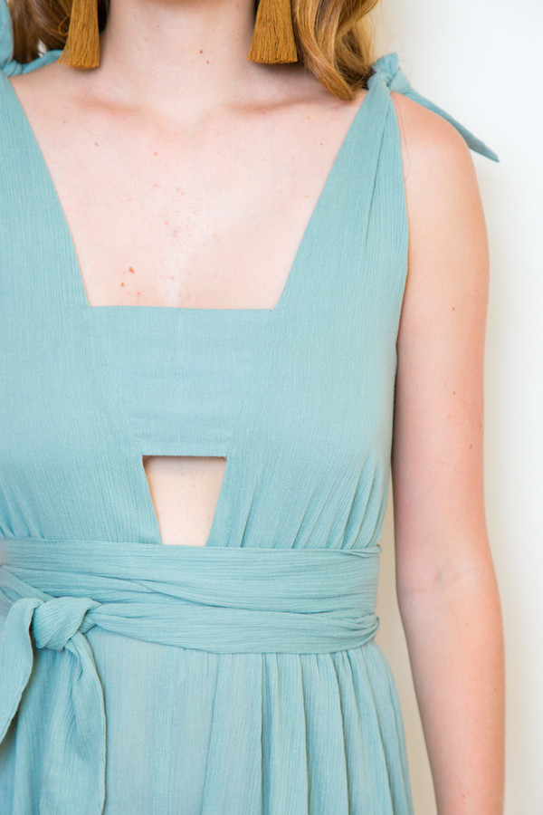 Mara Hoffman Gauze V-neck Jumpsuit Mara Hoffman Gauze V-neck Jumpsuit