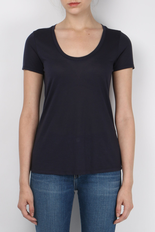 L'agence Perfect S/S Scoop Neck Tee L'agence Perfect S/S Scoop Neck Tee
