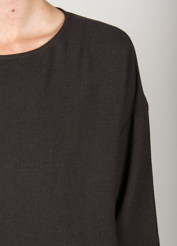 Black Crane - Double Jumper in Ebony Black Crane - Double Jumper in Ebony