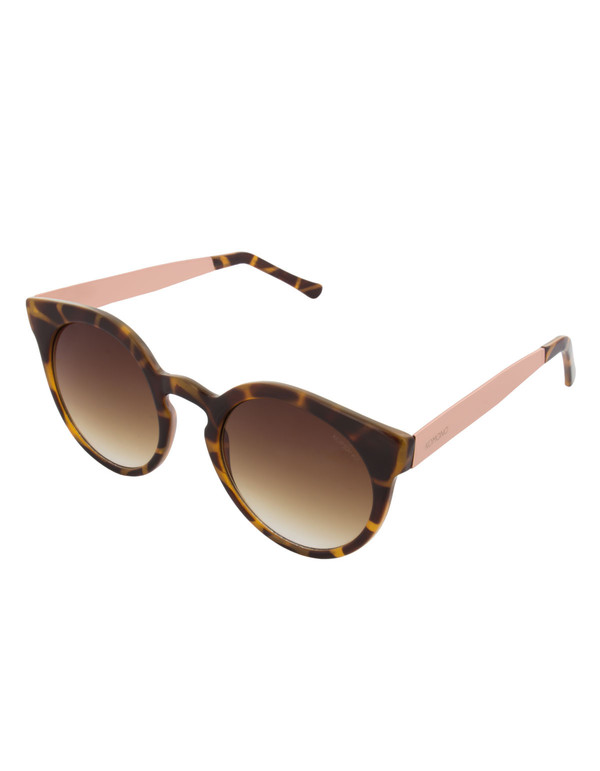 Komono Lulu Sunglasses Metal Tortoise Rose Gold Komono Lulu Sunglasses Metal Tortoise Rose Gold