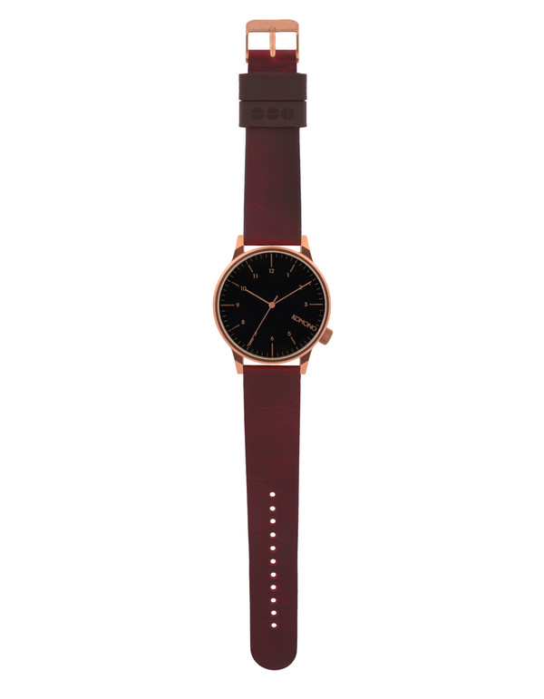 Komono Winston Regal Watch Burgundy Komono Winston Regal Watch Burgundy