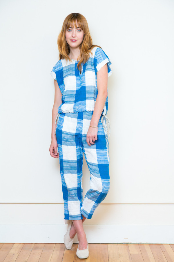 ace & jig dojo pant in banner ace & jig dojo pant in banner