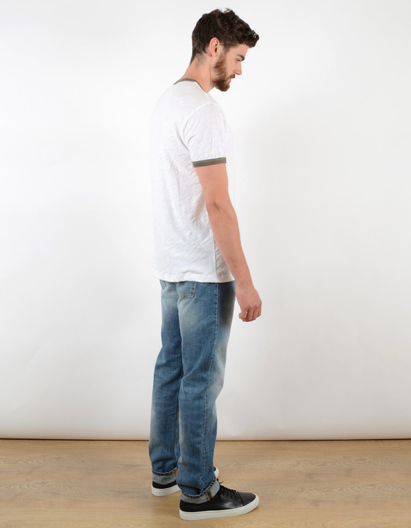 Men's Todd Snyder x Champion Short Sleeve Ringer Tee Surplus Men's Todd Snyder x Champion Short Sleeve Ringer Tee Surplus