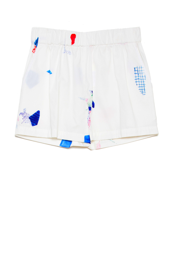 Carleen Venice Shorts - Mending Print Carleen Venice Shorts - Mending Print