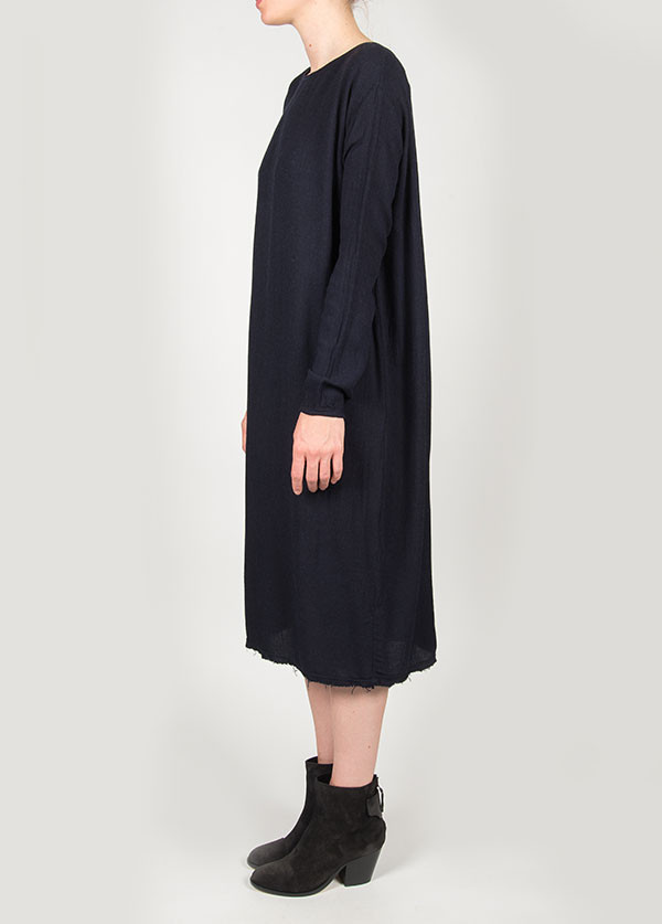 Black Crane - Plain Dress in Eggplant Black Crane - Plain Dress in Eggplant