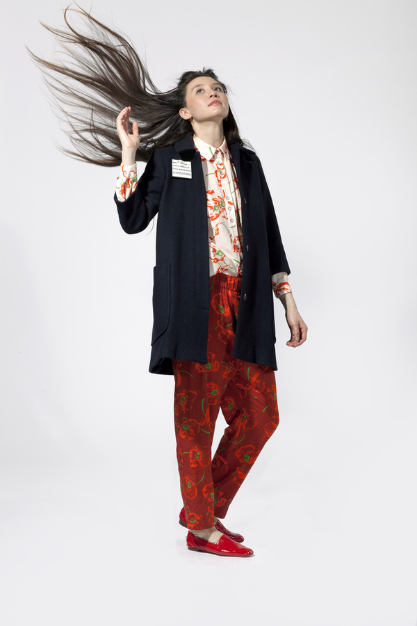 Carleen Poppy Print Big Shirt Carleen Poppy Print Big Shirt