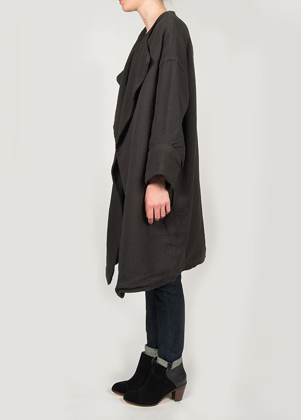 Black Crane - Quilt Coat in Ebony Black Crane - Quilt Coat in Ebony