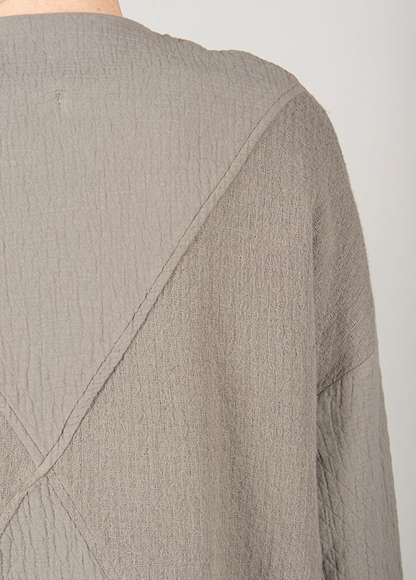 Black Crane - Quilt Coat in Grey Black Crane - Quilt Coat in Grey