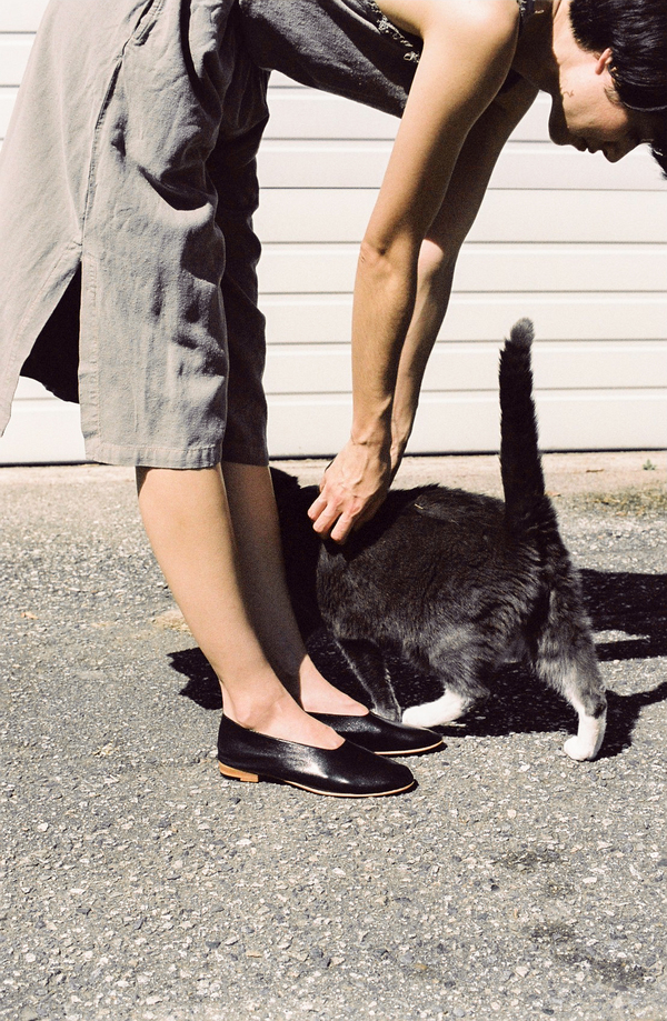 Black Crane Slit Wide Culotte - grey Black Crane Slit Wide Culotte - grey