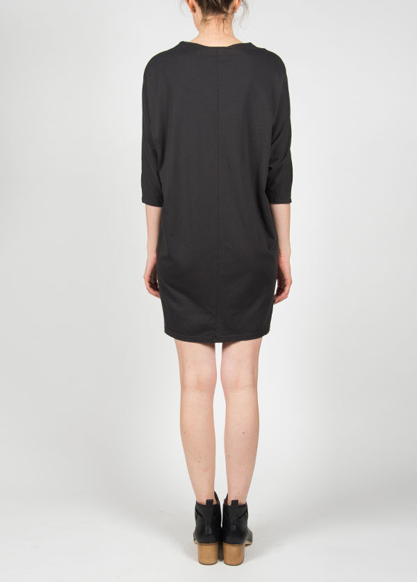 Black Crane - Wide Dress in Ebony Black Crane - Wide Dress in Ebony