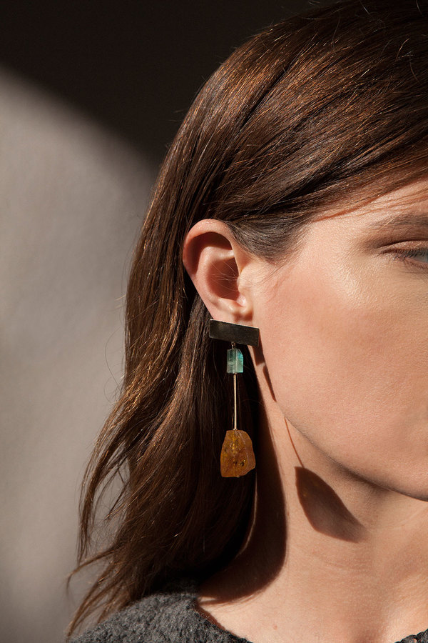 Kathleen Whitaker Double Tourmaline Earrings Kathleen Whitaker Double Tourmaline Earrings