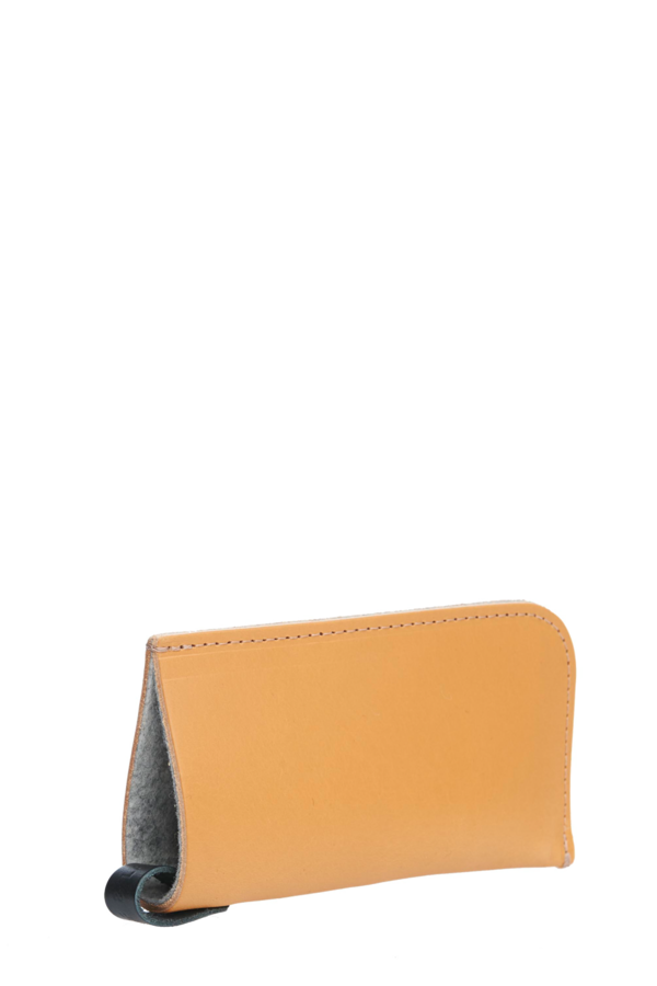 Eyeglass sleeve tan leather Eyeglass sleeve tan leather