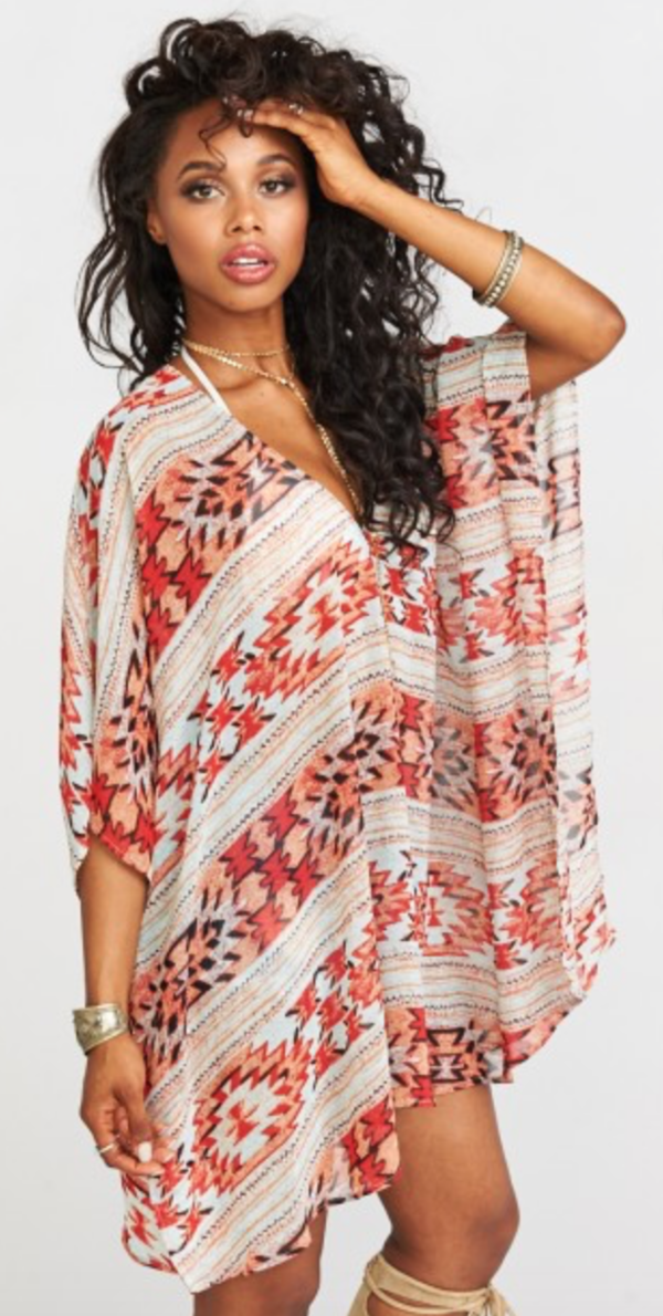 SHOW ME YOUR MUMU Peta Tunic - Sante Fe Fiesta SHOW ME YOUR MUMU Peta Tunic - Sante Fe Fiesta