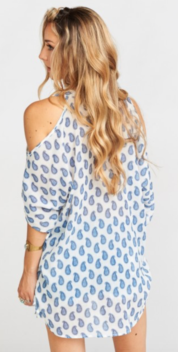 SHOW ME YOUR MUMU Peta-Boo Tunic - Waverly Paisley SHOW ME YOUR MUMU Peta-Boo Tunic - Waverly Paisley