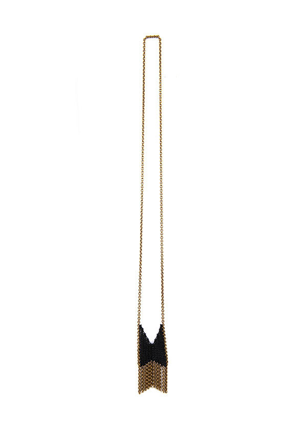 Boet Mini Chevron Fringe Necklace (More Colors) Boet Mini Chevron Fringe Necklace (More Colors)