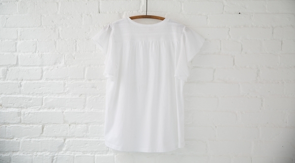 vanessa bruno athé flutter sleeve top vanessa bruno athé flutter sleeve top