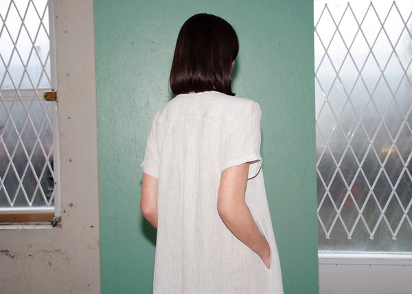 Sunja Link Gathered Back Yoke Dress Sunja Link Gathered Back Yoke Dress