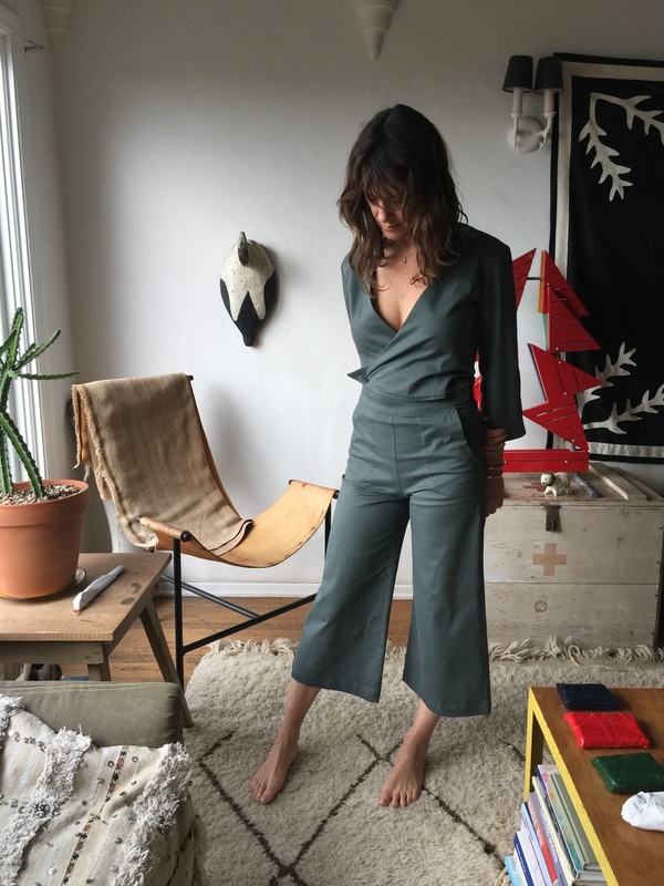 Pietsie Balkan Jumpsuit in Army Green Pietsie Balkan Jumpsuit in Army Green
