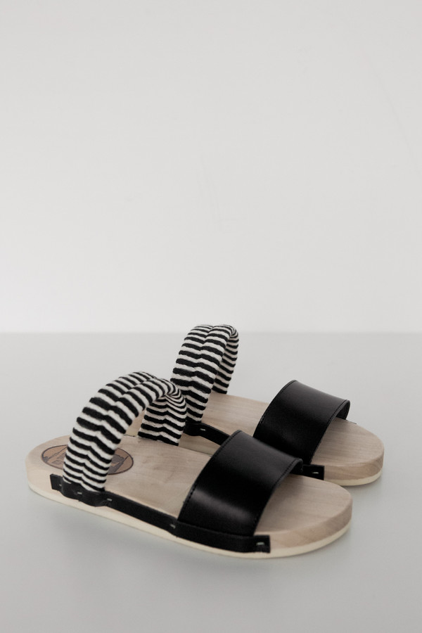 Rosa Mosa Leather/Wood Bobo Sandal Rosa Mosa Leather/Wood Bobo Sandal