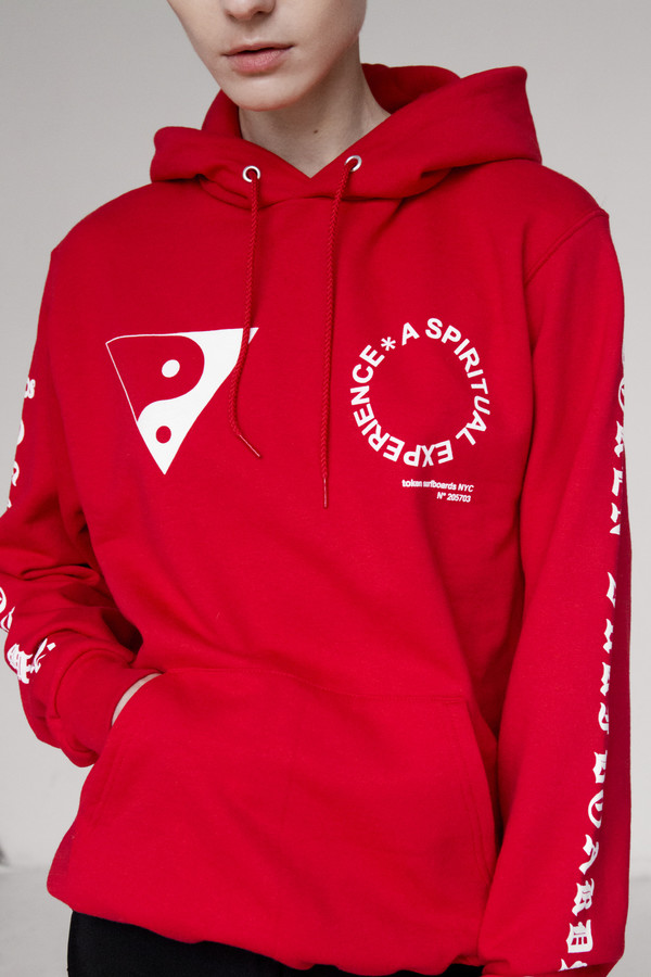 Men's Token Cotton Mosco Hoodie - Red Men's Token Cotton Mosco Hoodie - Red