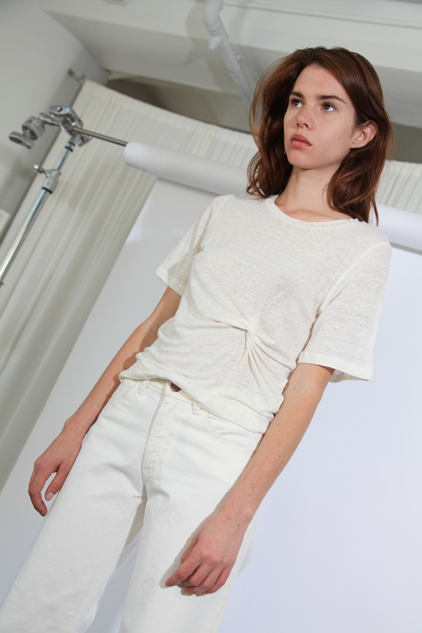 Objects Without Meaning Twist Tee, White Objects Without Meaning Twist Tee, White