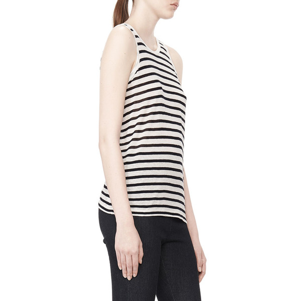 T By Alexander Wang Stripe Linen Tank T By Alexander Wang Stripe Linen Tank