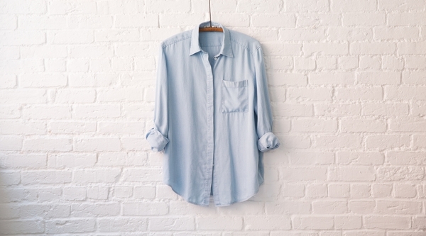 acne studios addle fluid light denim shirt acne studios addle fluid light denim shirt
