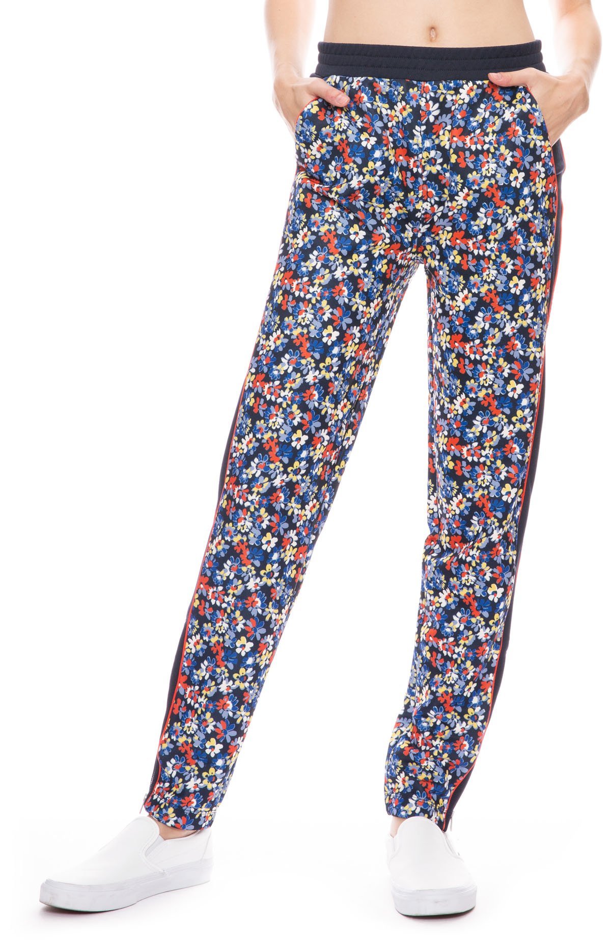 Rag \u0026 Bone Floral Track Pants - Navy 