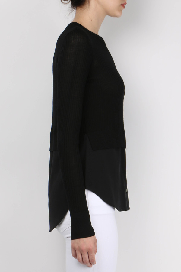 Veronica Beard Cati Combo Sweater Veronica Beard Cati Combo Sweater