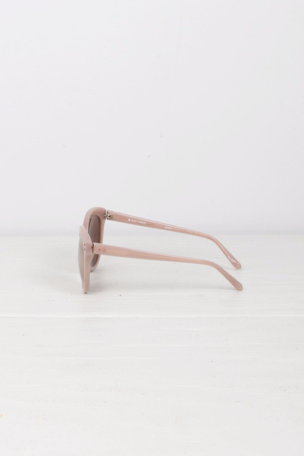 Linda Farrow Round Cat Eye Rose Linda Farrow Round Cat Eye Rose