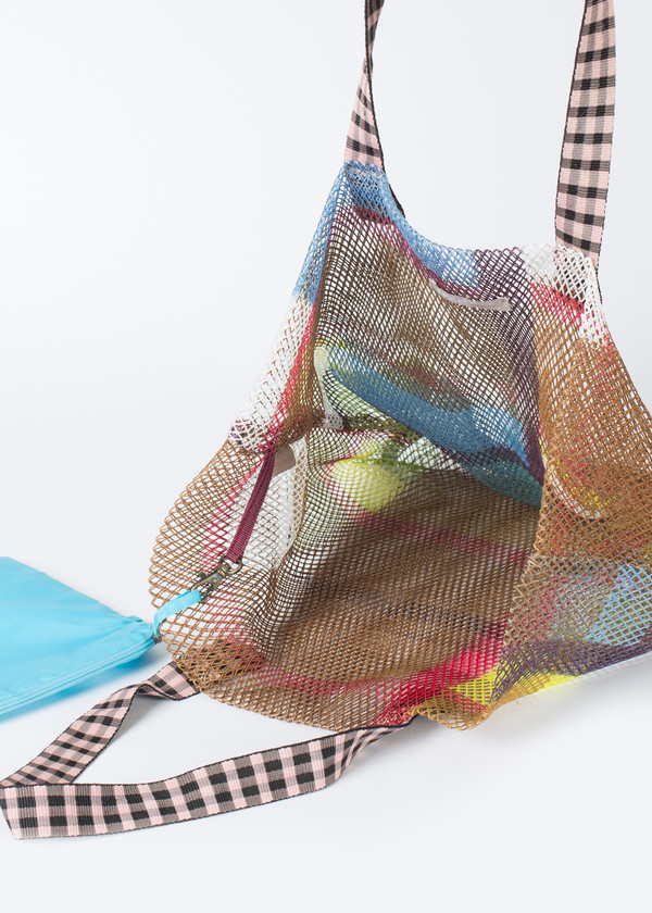 Epice Large Mesh Tote with Clutch Epice Large Mesh Tote with Clutch
