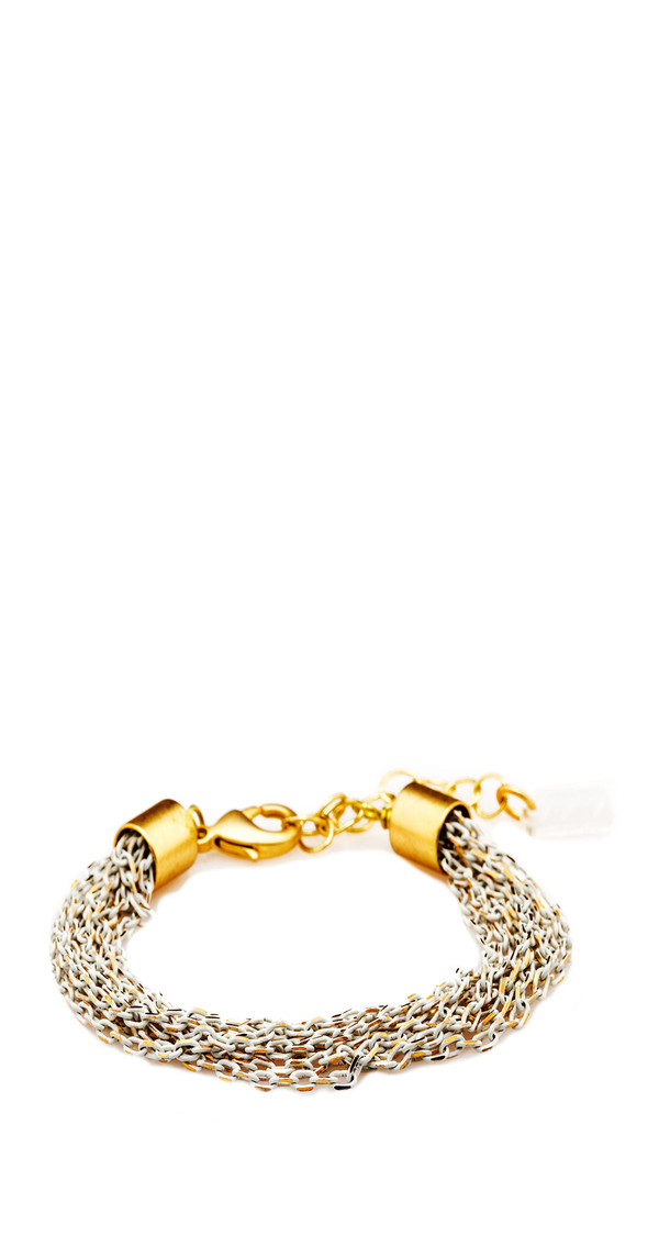 Grayling Menara Bracelet in White/Gold Grayling Menara Bracelet in White/Gold