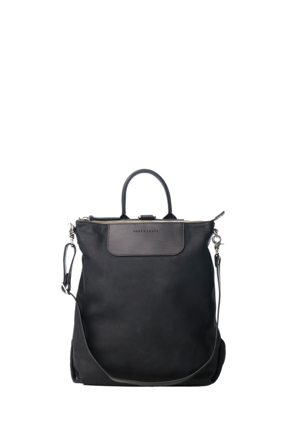 Bedford convertible Backpack black nubuck Bedford convertible Backpack black nubuck