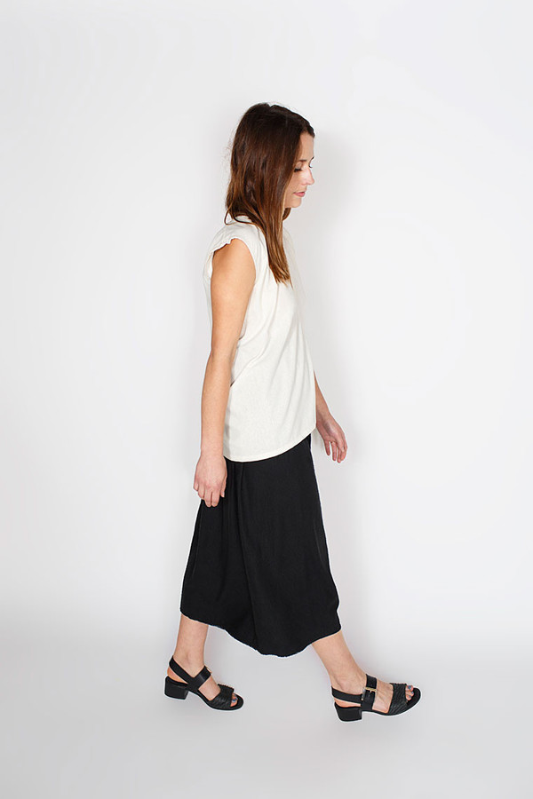 Miranda Bennett Everyday Top, Silk Noil in Natural Miranda Bennett Everyday Top, Silk Noil in Natural