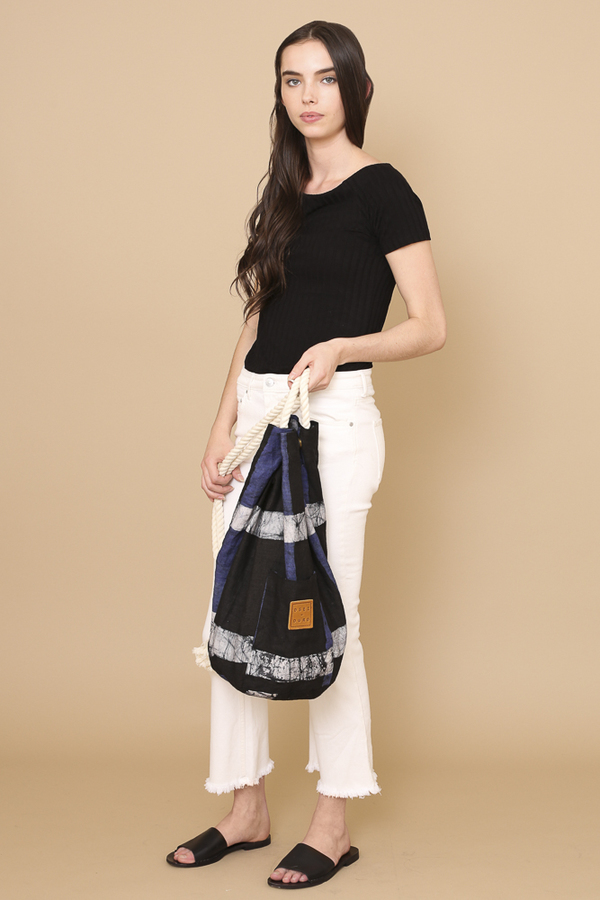 Osei-Duro Onere Backpack in Cobalt Grid Osei-Duro Onere Backpack in Cobalt Grid