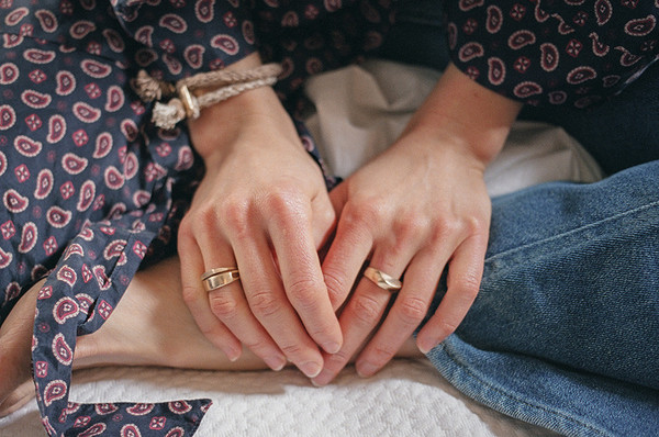 Erin Considine Sliver Ring in Brass Erin Considine Sliver Ring in Brass