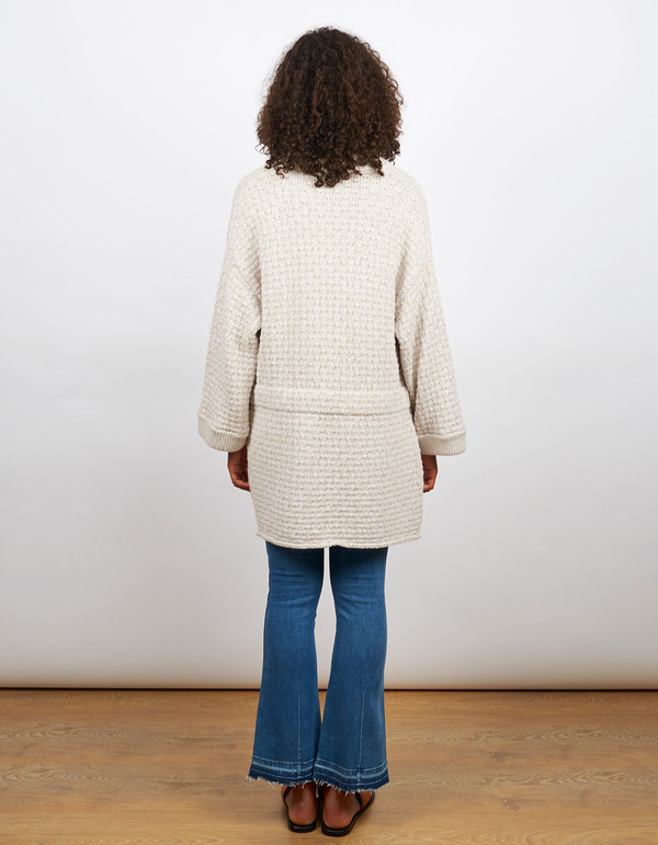 Filippa K Loose Belt Cardi Pebble Filippa K Loose Belt Cardi Pebble