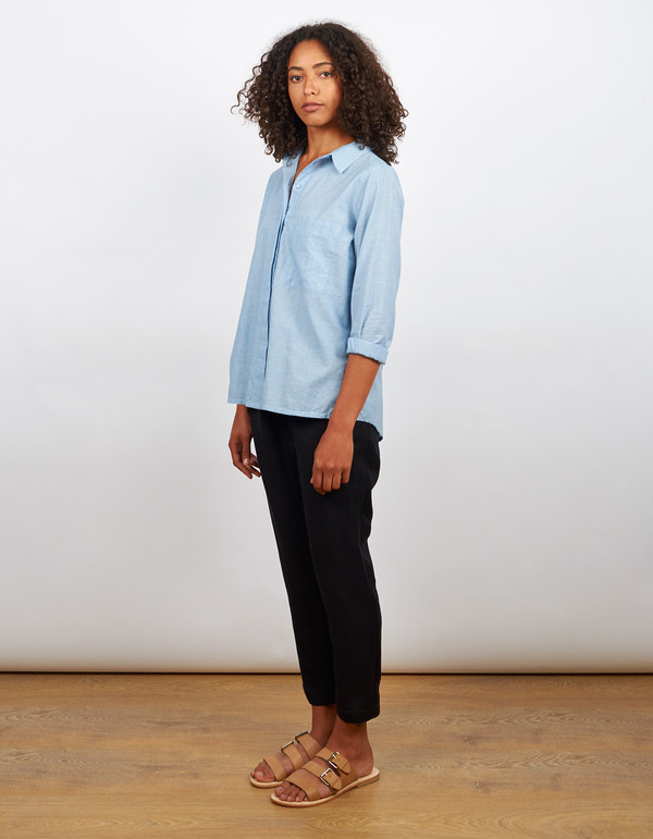 Just Female Blaze Shirt Celestial Blue Just Female Blaze Shirt Celestial Blue