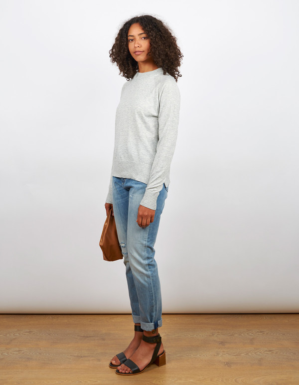 Just Female Neptune Knit Silver Cloud Just Female Neptune Knit Silver Cloud