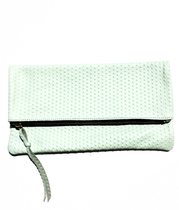 OLIVEVE anastasia in mint divot cow leather OLIVEVE anastasia in mint divot cow leather