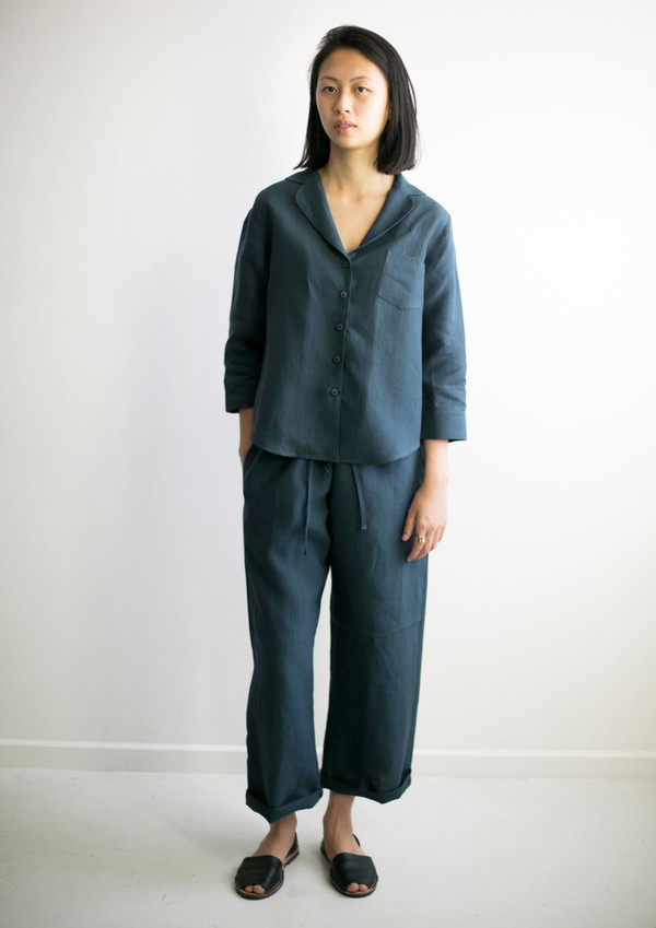 GOOD STUDIOS UNISEX HEMP LINEN PJ SUIT PANTS GOOD STUDIOS UNISEX HEMP LINEN PJ SUIT PANTS